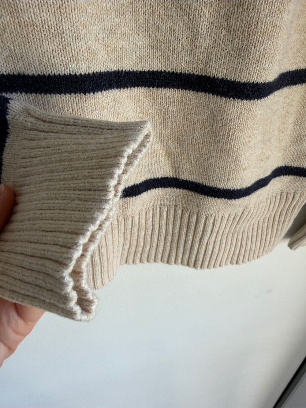 J. Crew Wool and Cotton Sweater Size Medium - Picture 2 of 5